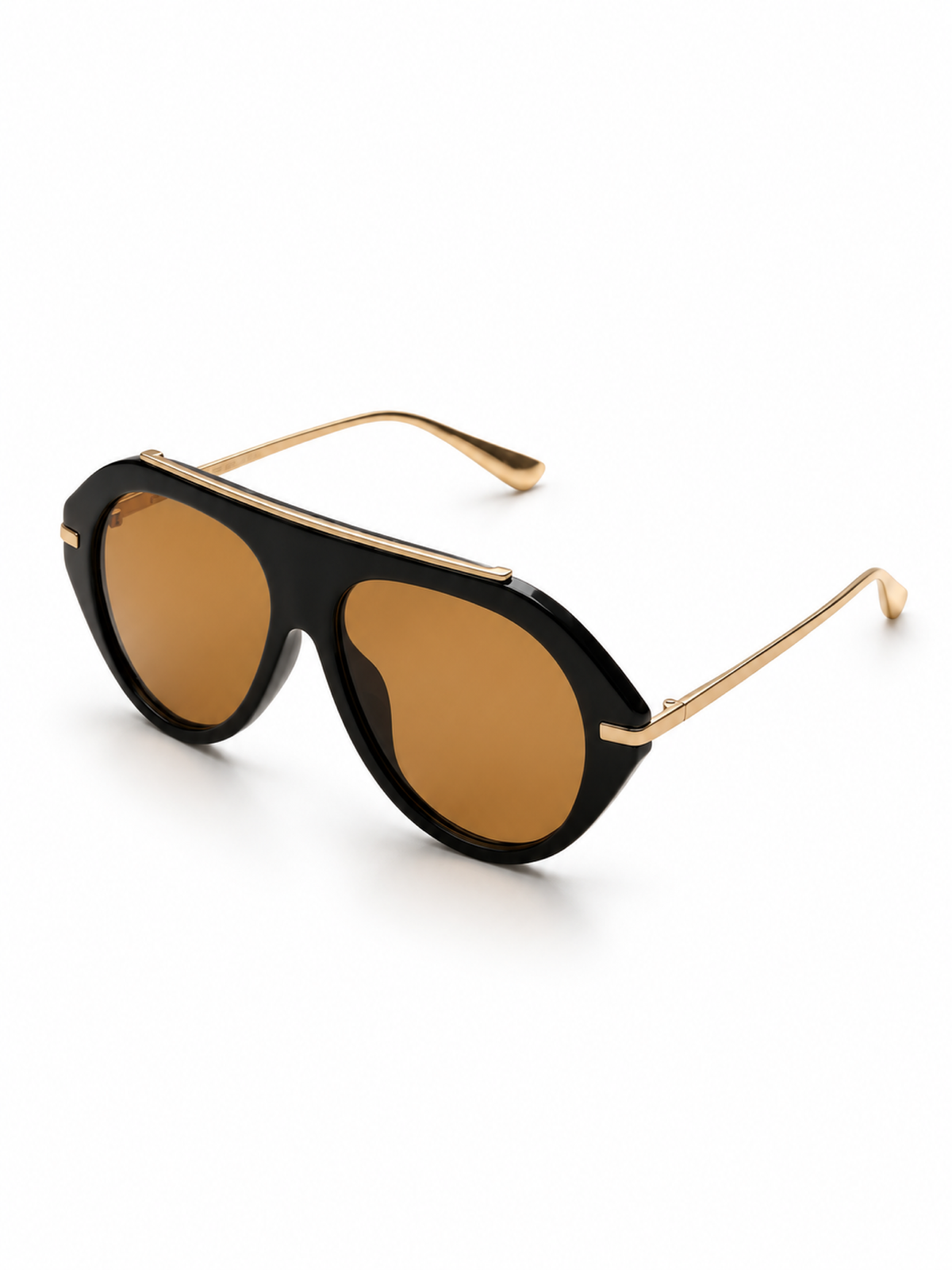 Gafas de sol ELIA AMSTERDAM — Negro y Marrón